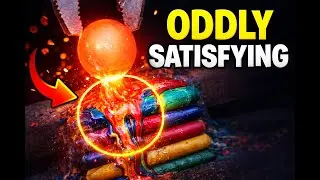 Hot Metal Ball vs Everything - Oddly Satisfying Compilation