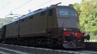 2019-10-05 E 636.164 con il treno storico dei Giovi 1/4 - Da Piano Orizzontale ad Arquata Scrivia