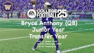 B. Anthony (Yr. 3) - #24 Washington vs. #3 Michigan : Oct 5, Week 6 | 2024-25 Season NBC Peacock!