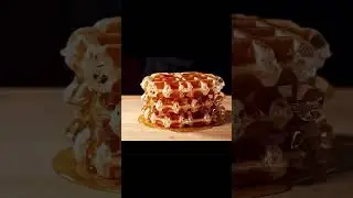 Ultra-Clean Glass Food Cuts ✨🥞✨🍩 #asmr  #macro  #4k  #notalking  #trending