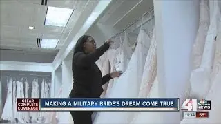 Lenexa bridal shop makes military dreams comes true, offers couples free wedding gowns