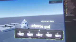 Emote Gui (nico's nextbots roblox studio) [model]