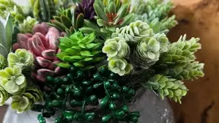16 искусственных суккулентов 🌵 | Реалистичные искусственные суккуленты