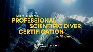 Flinders Maritime Archaeology Micro-credential: Professional Scientific Diver Certification