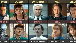 Stranger Things Character Hate Each Other | Season 1, 2, 3, 4 And 5