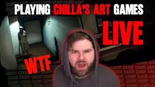 🔴LIVE | PLAYING Chilla's Art Games Live and trying to not DIE