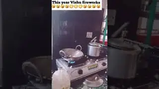 Enjoy Vishu Fireworks😆😆😆/Stay at home/ #vishufireworks