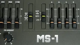Обзор Behringer MS-1 (MS-101) - клона Roland SH-101