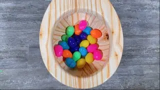 Will it Flush? - Hand Carved Wooden Toilet Rainbow Eggs