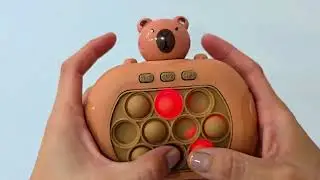 CAPIBARA POP IT 2026 | Fast Push Game Console Series, Unboxing Electric Game Fidget Toy AMRS