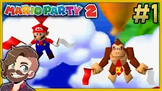 Mario Party 2 with Whattageek, G00se it, & Joe! 🔴 Part 1 ► Mar 2021