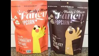 Maddy & Maize Fancy Popcorn: Lemonberry Cupcake & Dark Chocolatey Caramel Review