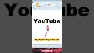 How to Make 3D  Text in MS.Paint? #computertipstrickshindi #mspaint