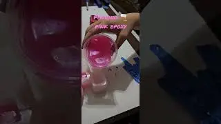 Cotton Candy colored pink epoxy thanks to #BlackDiamond