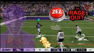 HOW TO BEAT ANYONE IN 4 PLAYS. MADDEN RAGE QUIT ALERT!