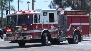 OCFA Engine 17 Responding