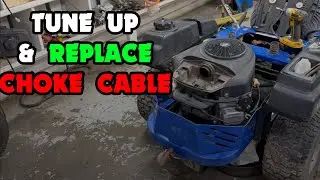 Tune Up and Replacing Choke Cable on Dixon Zero Turn Riding Mower