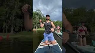 Alligators & inflatable paddle boards don't mix
