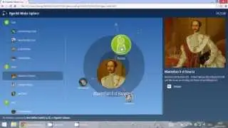 Interactive knowledge graph visualization with HTML Canvas and JavaScript integrated with Wikipedia