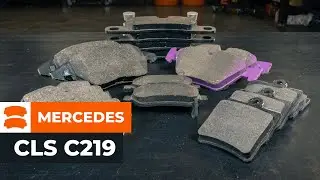 Kuinka vaihtaa etu jarrupalat MERCEDES-BENZ CLS C219 -merkkiseen autoon OHJEVIDEO | AUTODOC