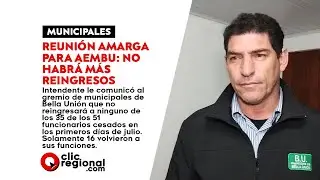 REUNI&Oacute;N AMARGA PARA AEMBU: NO REINGRESAR&Aacute;N M&Aacute;S TRABAJADORES CESADOS