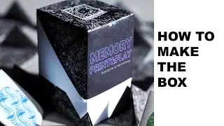 How to assemble box for Memory Print&Play from MacoshDesign