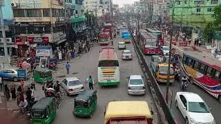 ঢাকার অন্যতম ব্যাস্ত এলাকা বসুন্ধারা এড়িয়া । লাইভ দেখুন । ROAD VIEW...