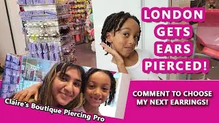 LITTLE GIRL GETS EARS PIERCED NO CRYING - Healing Kids After Ear Piercing Tips - Claire's Boutique