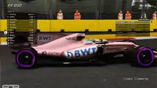 Apex Online Racing F1 2017 F2 Sprint league Round 2 - Singapore