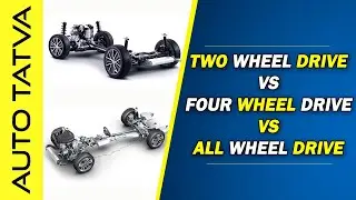 Two Wheel Drive vs Four Wheel Drive vs All Wheel Drive Systems : Explained In Hindi