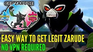 Easiest way to get Zarude gift code NO VPN required in Pokemon Sword and Shield