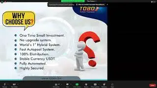 TOBOX THE WORLD'S 1ST HYBRID SYSTEM ZOOM MEETING BY RAGINI RAJ 010123