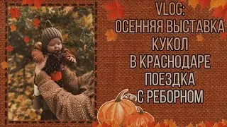 VLOG:Осенняя выставка кукол 🍂Поездка с реборном✨