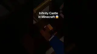 The INFINITY CASTLE in MINECRAFT!!! 😱😱😱
