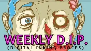ZOMBIE DIGITAL INKING - TIMELAPSE PROCESS