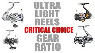 Why Reel ratio is absolutely CRITICAL on ultralight fishing