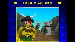 Lego Racers Speedrun single track  Tribal Island Trail 1m 11s 600ms