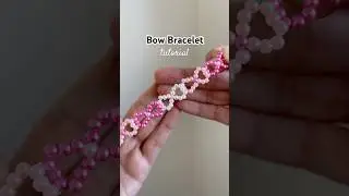 bow bracelet tutorial #beadedjewelry #tutorial #diy #preppy