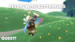 Fly with Many Butterflies in Butterfly Fields | Sky: Children of the Light