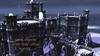 Sims 4 Skyrim Winterhold College Inspired | NO CC