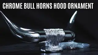 Chrome Bull Horns Hood Ornament | Grand General at Big Rig Chrome Shop