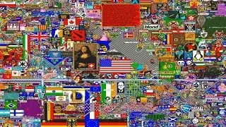 Timeline of Reddit r/place April Fool's day!