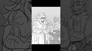 Captain and her smooth-brained crew #animation