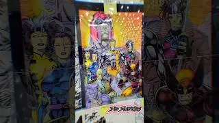 Jim Lee Art: Original Marvel & DC Crossover Cover! #sigslayers #jimlee #joker #comiccon