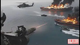 Caracas High Alert!  US Marine AH-1Z Helicopters Intercept Tankers in the Caribbean