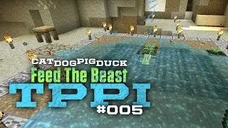 FTB TPPI Server Play - The Sprinkler and Making Endstone - 005