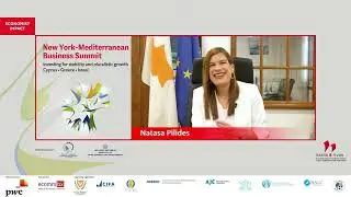 The Economist 2022,  Panel with CY Minister Natasa Pilides