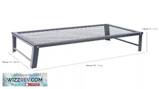 Foldable Camping Grill Fire Pit Grate Campfire Cooking Portable Stand Equipment Review