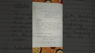 class - 11,  Statistics for Economics , Chapter - 5, Measures of central Tendency (NOTES)...