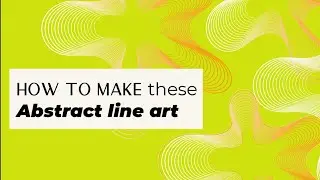 Abstract Shapes & lines Tutorial in Adobe Illustrator